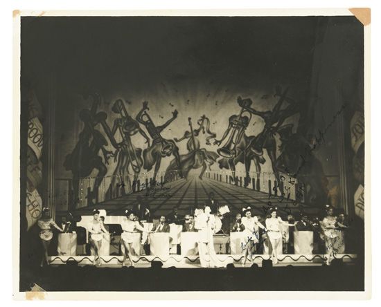 (MUSIC--HARLEM NIGHTCLUBS.) [CATHRELL, LAURIE.] Collection of photographs, programs, and ephemera from a Harlem Renaissance era chorus-